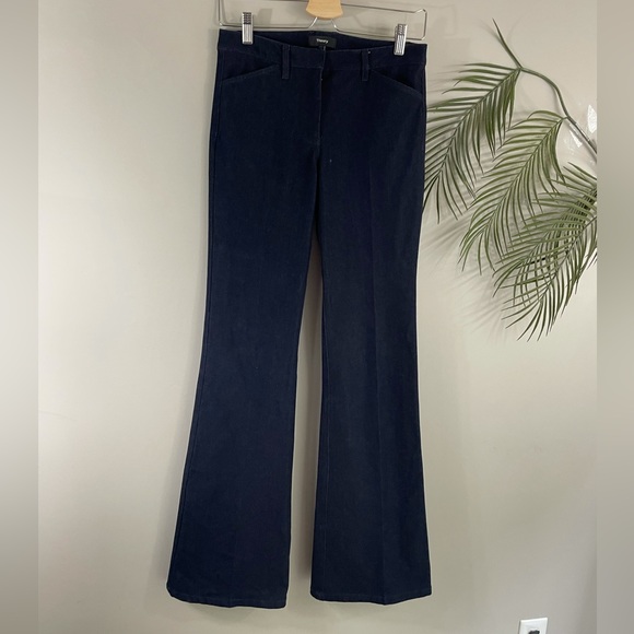 THEORY dark denim bell bottom jeans - Picture 2 of 14